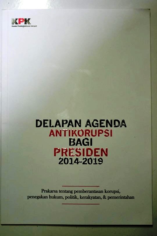 8 Agenda Anti Korupsi